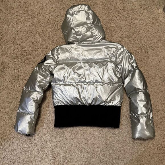 Goldbergh Bombardino Boulder Auro Jacket Silver Metallic Ski Jacket NWOT US 8 - Picture 7 of 7